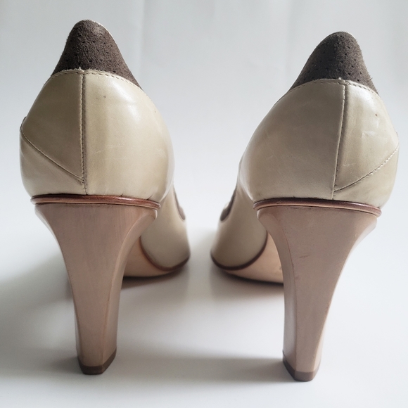 CoSTUME NATIONAL | Peep-toe Leather Heels - Picture 4 of 12